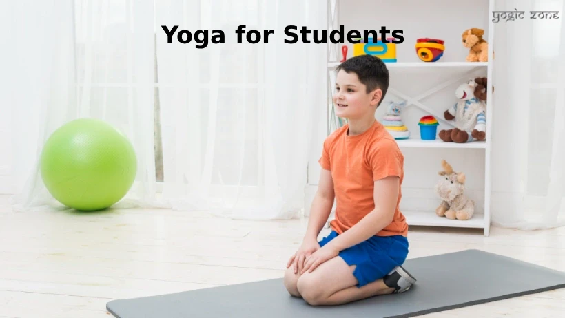 Yoga for Students. Young boy practicing Yoga